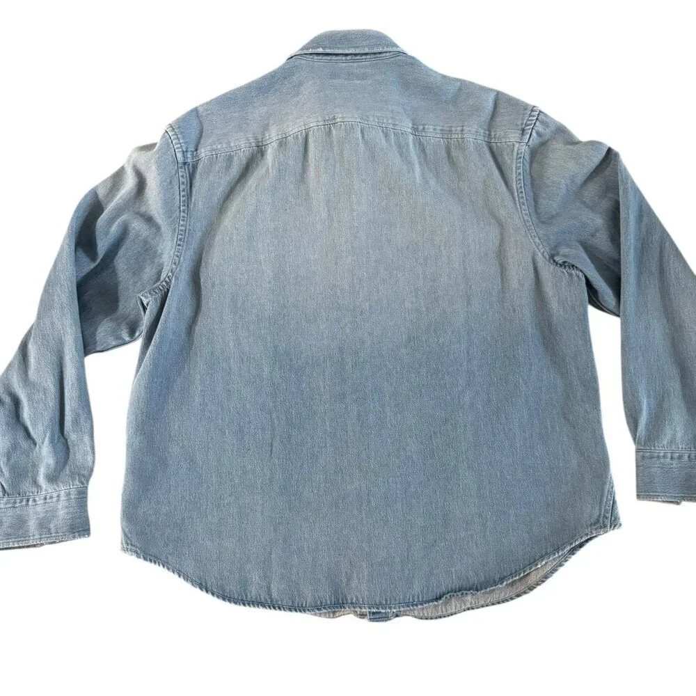 Banana Republic Relaxed-Fit Denim Shirt Mens Size Large